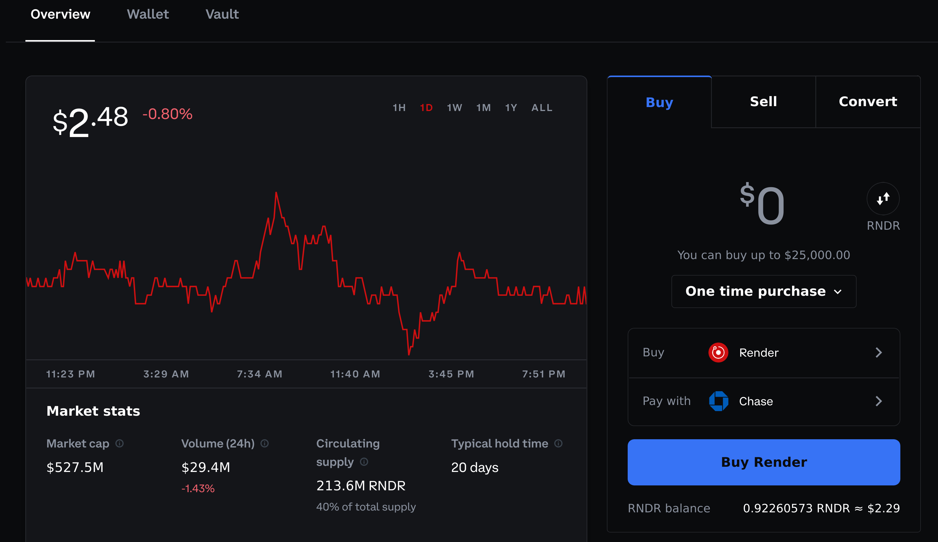 picture of a coinbase asset